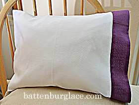 Hemstitch Baby Pillowcases Color